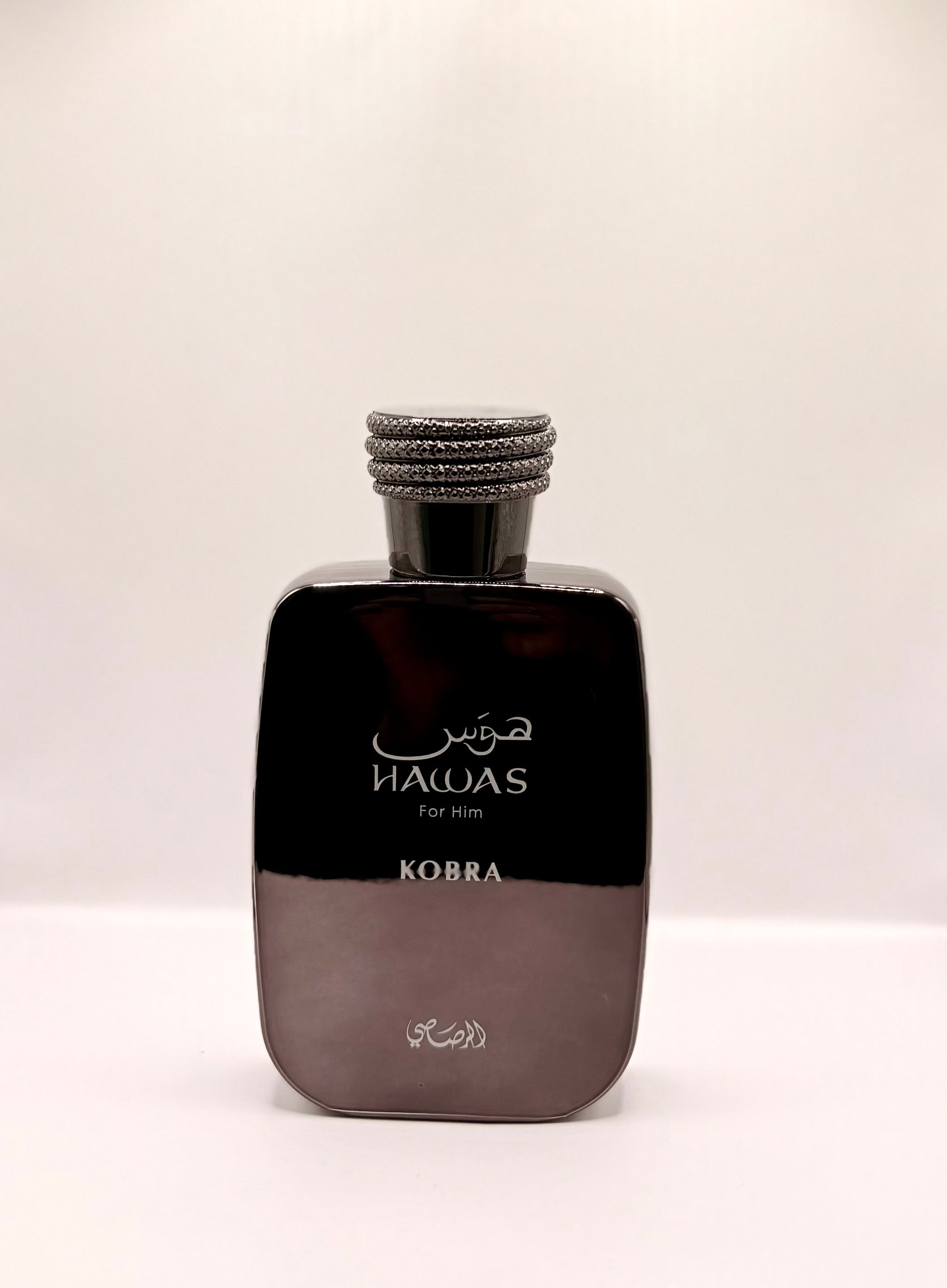 Hawas Kobra Rasasi | Perfume Árabe Masculino Amaderado Especiado | EDP 100ml