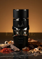 Asad Elixir Lattafa | Perfume Árabe Masculino Amaderado con Azafrán y Tabaco