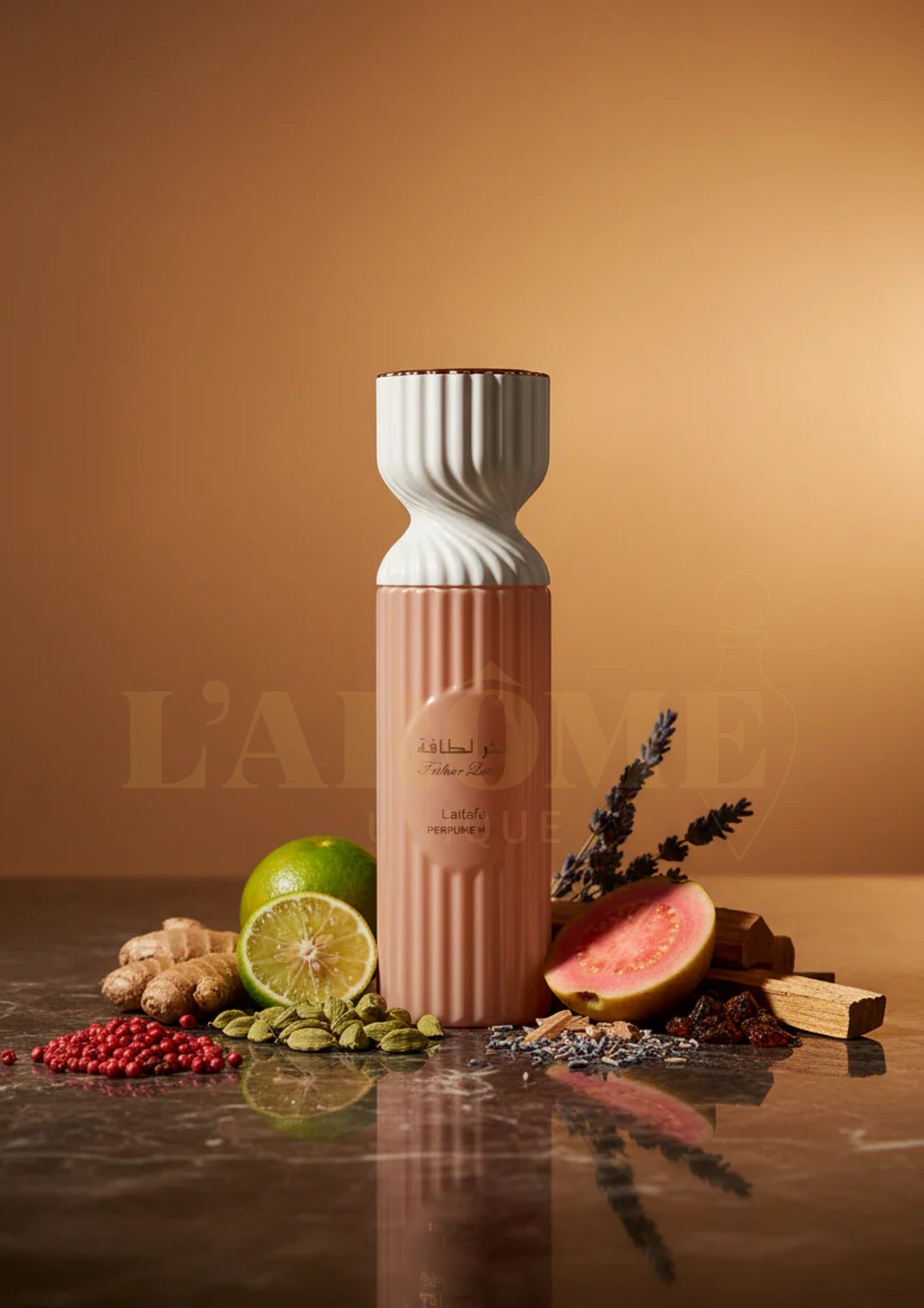 Bruma Fakhar Rose  Lattafa | Mist Corporal y Capilar Femenino Floral | 250ml