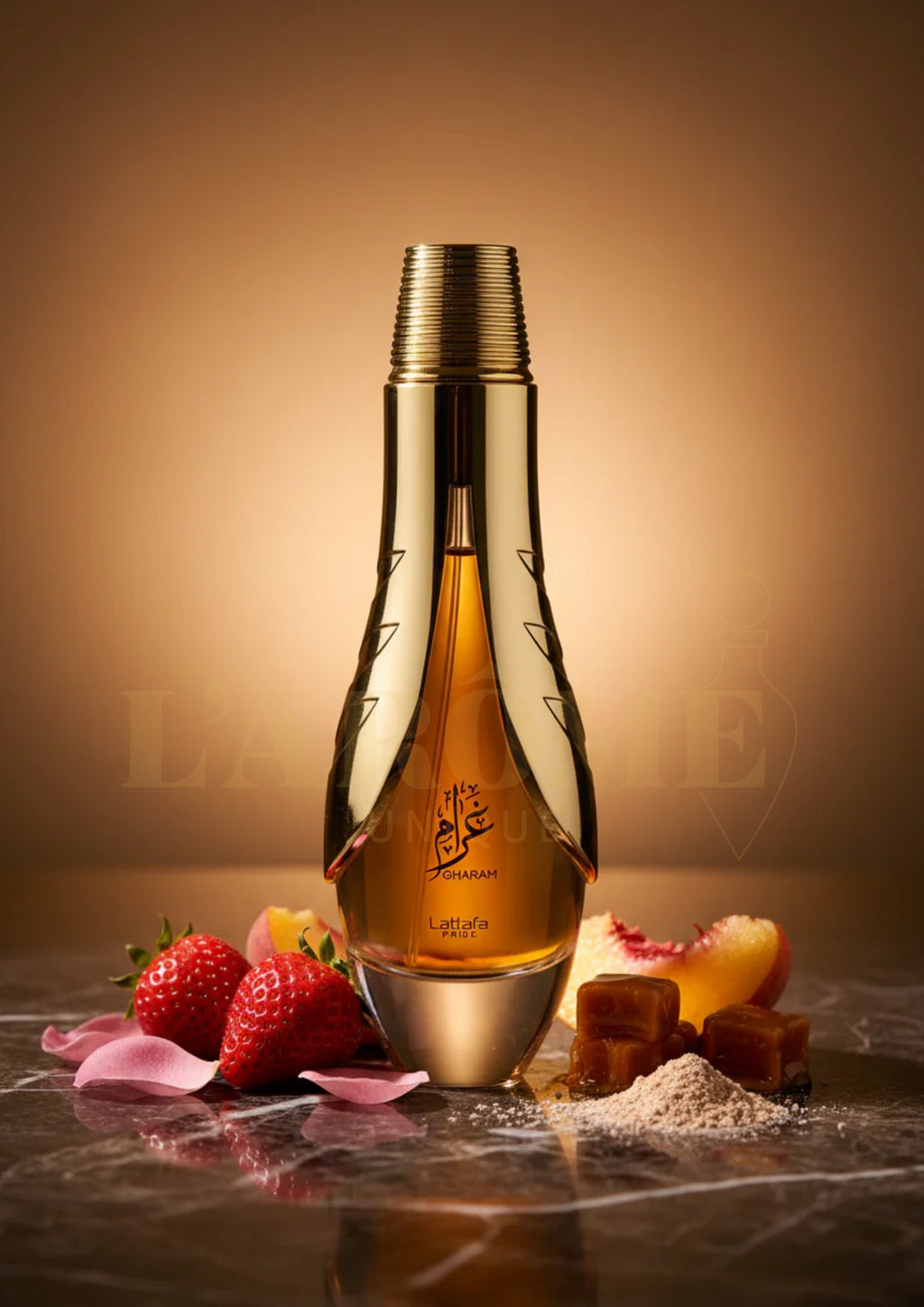 Gharam Lattafa | Perfume Árabe Femenino Frutal Dulce