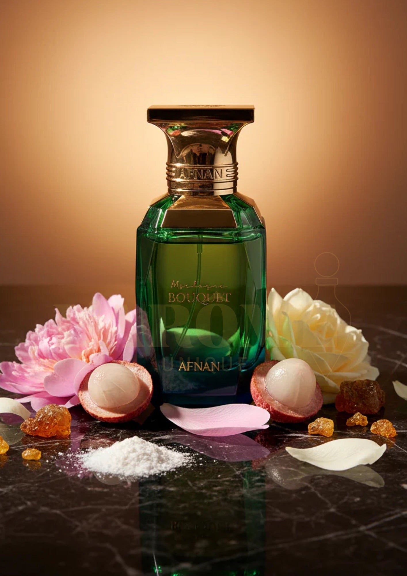 Mystique Bouquet Afnan | Perfume Femenino Floral Frutal con Peonía y Lichi