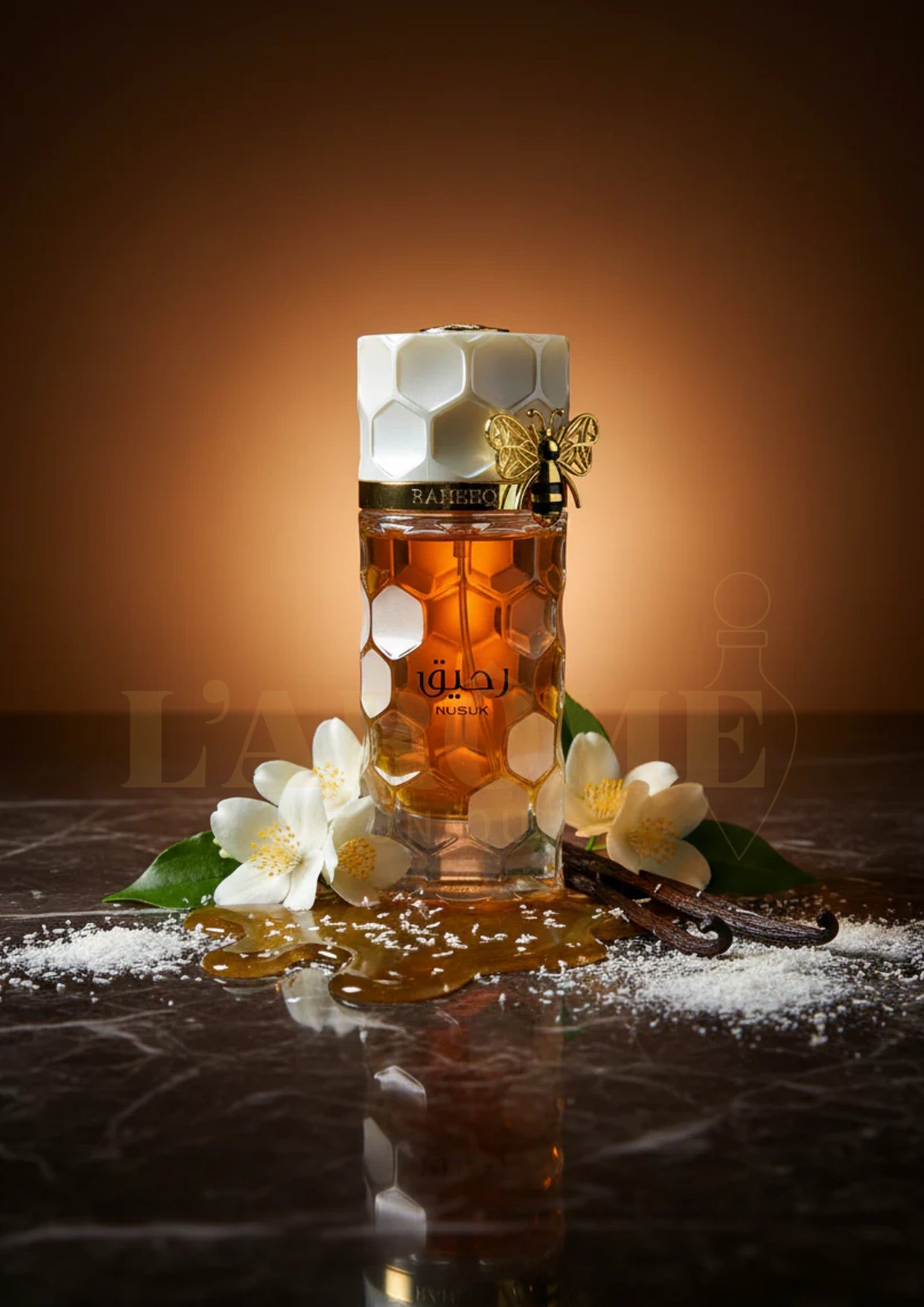 Raheeq Nusuk | Perfume Árabe Femenino Oriental Gourmand con Miel
