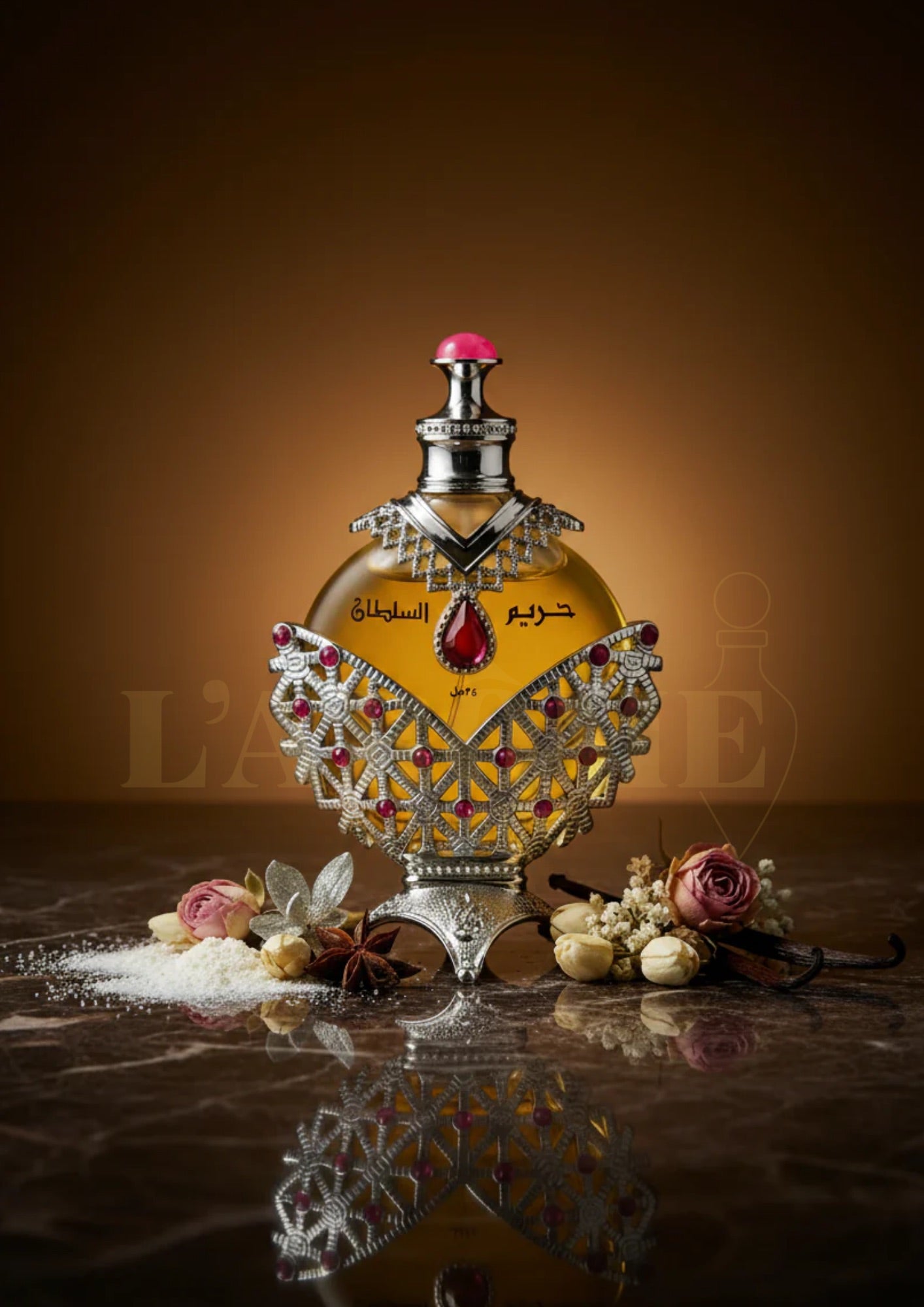 Hareem Al Sultan Silver Khadlaj | Concentrado de Perfume Femenino Oriental | 35ml