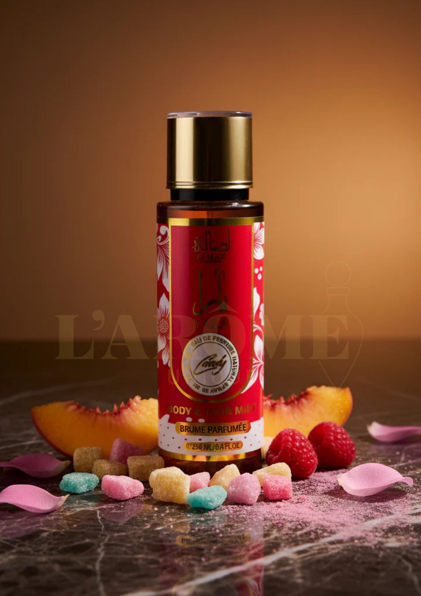Bruma Yara Candy Lattafa | Mist Corporal y Capilar Femenino Dulce Frutal | 250ml