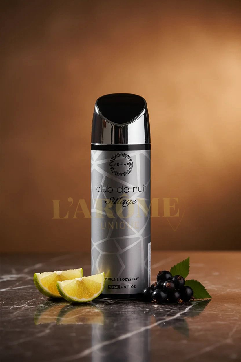 Club de Nuit Sillage – Armaf | Desodorante Corporal Fresco y Amaderado 200ml