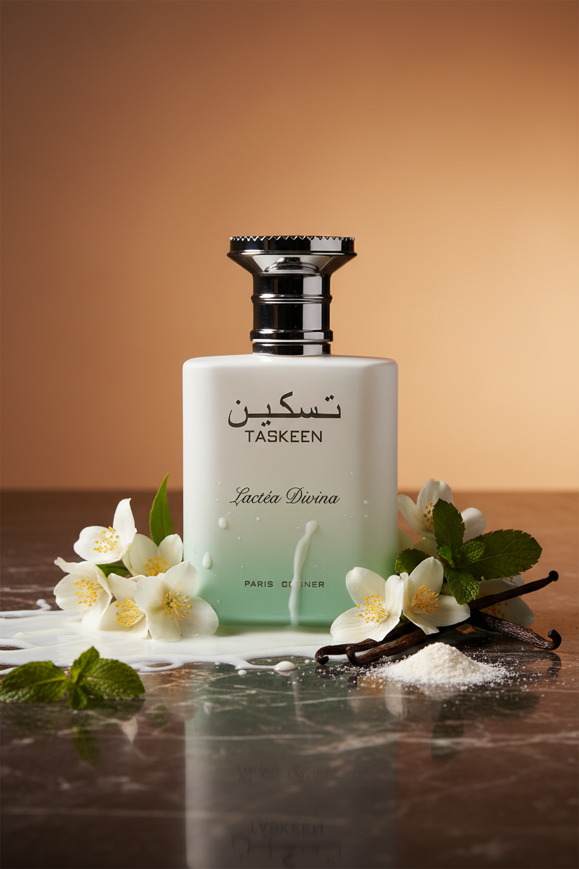 Taskeen Lactéa Divina Paris Corner — Fotografía editorial de lujo