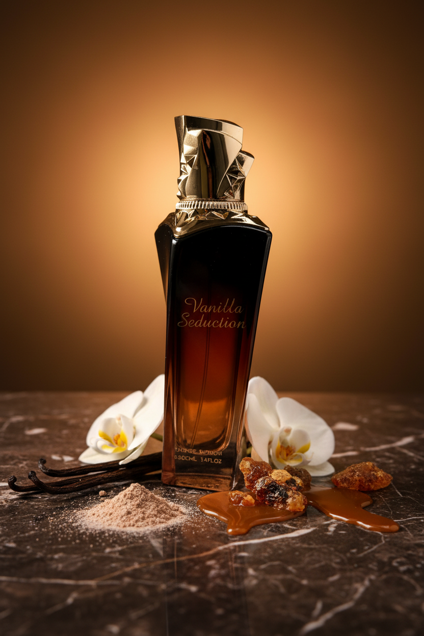 Vanilla Seduction Maison Asrar — Fotografía editorial de lujo