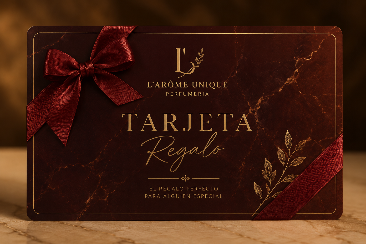 "Tarjeta Regalo L'arôme Unique"